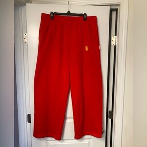 Haribo Gummy Bear Red Wide Leg Sweatpants Women’s XL Holiday Gift